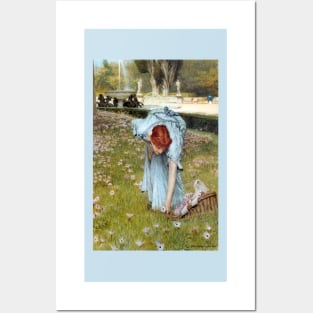 Spring in the Gardens of the Villa Borghese - Sir Lawrence Alma Tadema Posters and Art